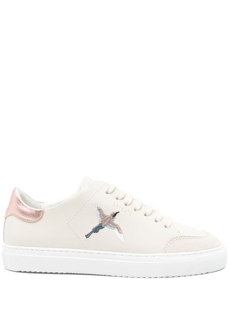 Sneakers clean 90 bee bird  in bianco e rosa Axel arigato - donna AXEL ARIGATO | F3045001OFFWHTRSGLD